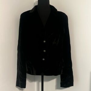 Calvin Klein velvet blazer